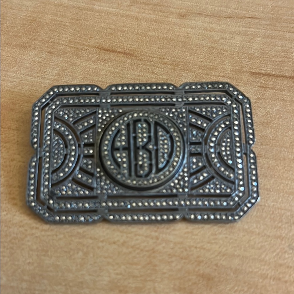 Vintage Style Silver Brooch